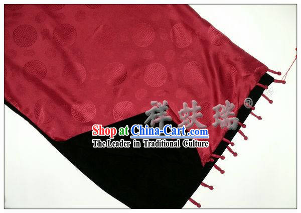 Chinese Beijing Rui Fu Xiang Silk Double Sided Scarf