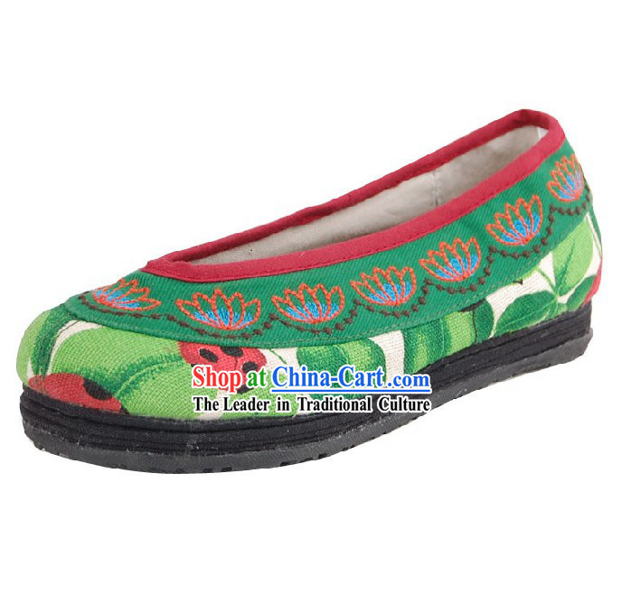 Traditional Chinese Handmade Cloth Shoes