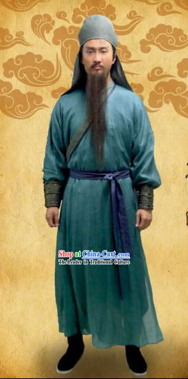 Ancient Chinese Fighter Kung Fu Men Costumes Full Set