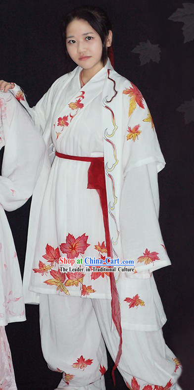 Traditional Chinese Hand Painted Hanfu Full Set