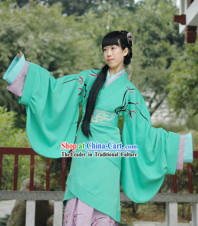 Chinese Han Dynasty Quju Garment full Set for Women