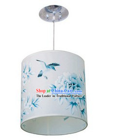 Chinese Classical Hand Painted Flower and Bird Silk Palace Lantern