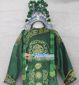 Chinese Guan Yu Costumes Full Set