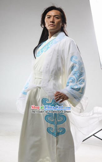 Ancient Chinese Kung Fu Master Hero Dress Full Set