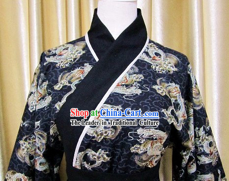 Traditional Chinese Dragon Hanfu Clothing Complete Set