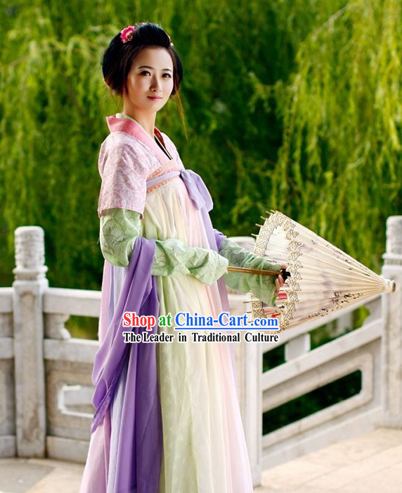 Ancient Chinese Tang Dynasty Hanfu Suit