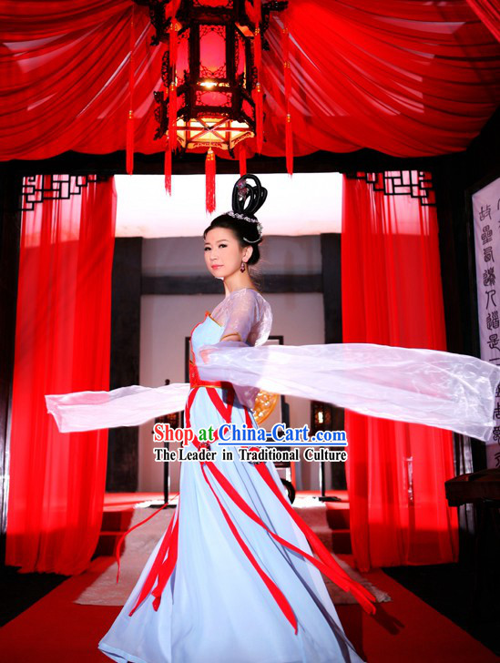 Ancient Chinese Tang Palace Female Dance Costumes
