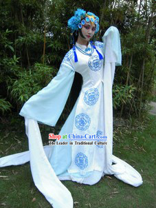 Cosplay Chinese Imperial Concubine Costume and Headpiece Complete Set