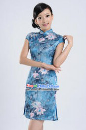 Chinese Summer Lotus Qipao