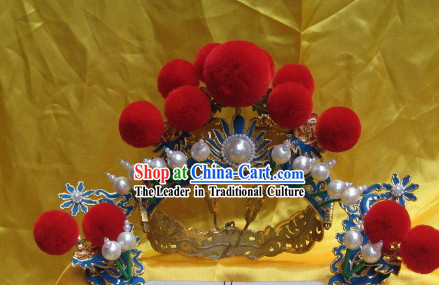 Chinese Peking Opera Wedding Hat for Men