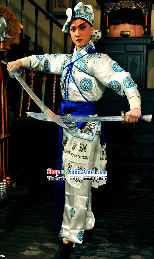 Beijing Opera Fighting Wu Sheng Costume Complete Set