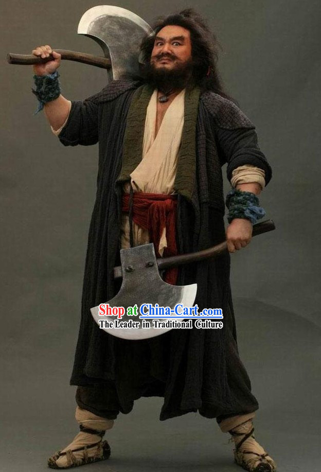 Water Margin Opera Li Kui Fictional Character Costumes