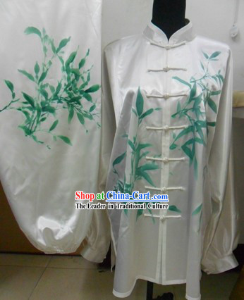 Traditional Chinese Silk Bamboo Kung Fu Clothing