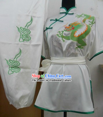 Chinese Silk Dragon Kung Fu Uniform for Women