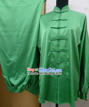 Traditional Chinese Silk Kung Fu Practice Dress