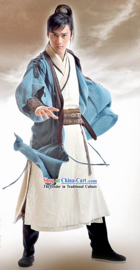 Ancient Chinese Swordsman Costumes Complete Set