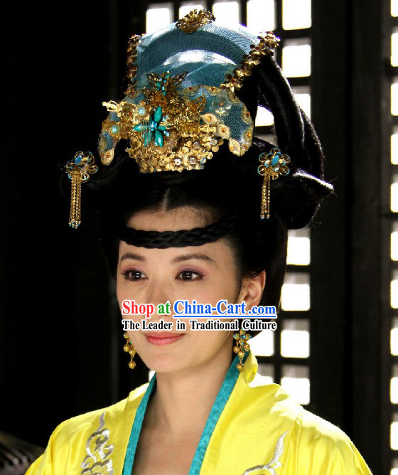Ancient Chinese Empress Wig and Headpiece Set