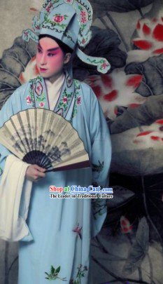 Ancient Chinese Lover Costumes and Hat for Men