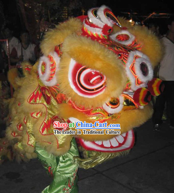 Lucky Opening Celebration Southern Lion Dance Costumes Complete Set
