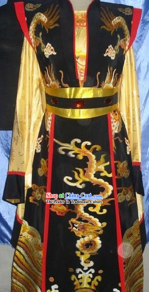 Chinese Opera Emperor Dragon Costumes Complete Set