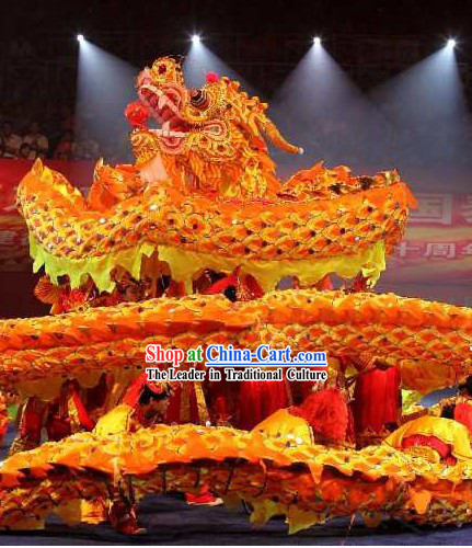 Beijing Olympic Games Performance Dragon Dancing Costumes Complete Set