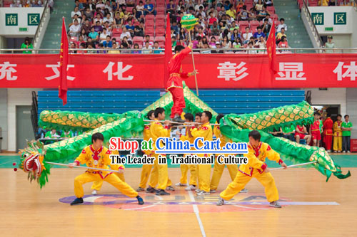 Shinning Green Dragon Dance Costume Complete Set