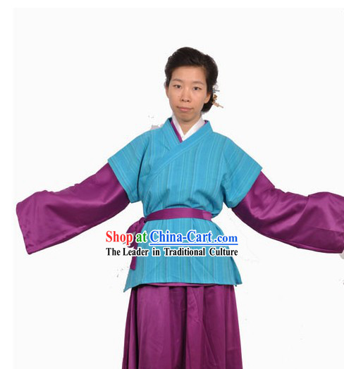 Ancient Chinese Civilian Farmer Costumes for Women