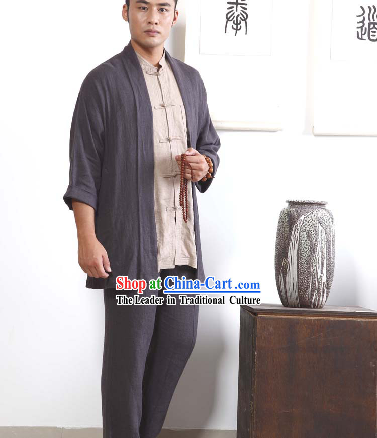 Chinese Classic Autumn Wear Clothes Set for Men