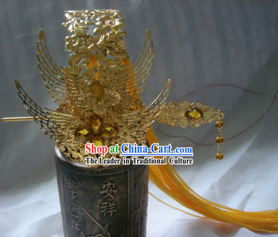 Handmade Ancient Chinese Style Emperor Hat for Men