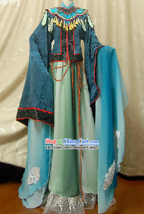 Long Sleeve Chinese Classical Actor Costumes Complete Set
