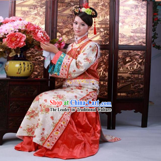 Qing Dynasty Princess Costume Complete Set for Women