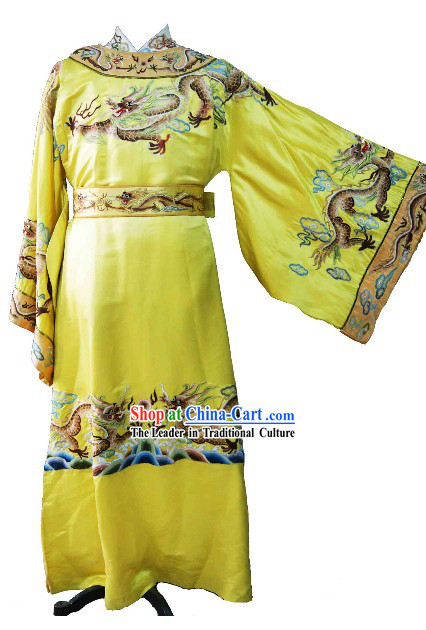 Ancient Chinese Qing Dynasty Emperor Dragon Clothing