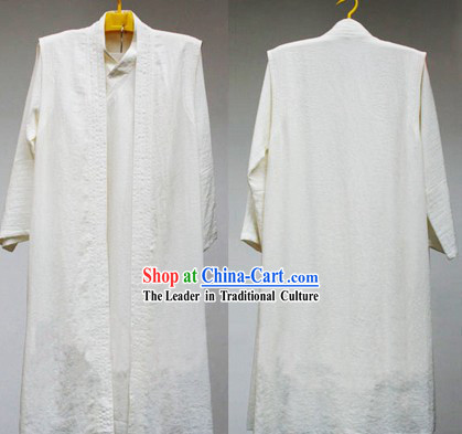 Daoist Priest White Kung Fu Uniform