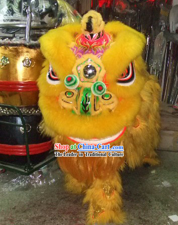 Top Traditional Festival Performance Lion Dance Costume Complete Set