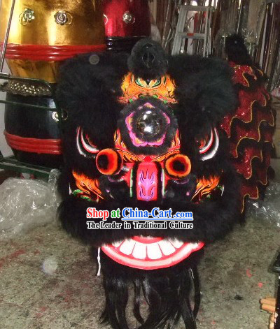 Competition and Parade Lion Mask and Costumes Complete Set