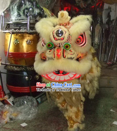 Business Opening Lion Head and Dance Costume Complete Set