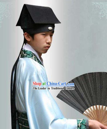 Ancient Chinese Male Fang Jin Fabric Hat