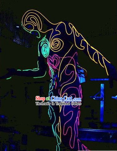 Electric LED Lights Luminous Dance Costumes