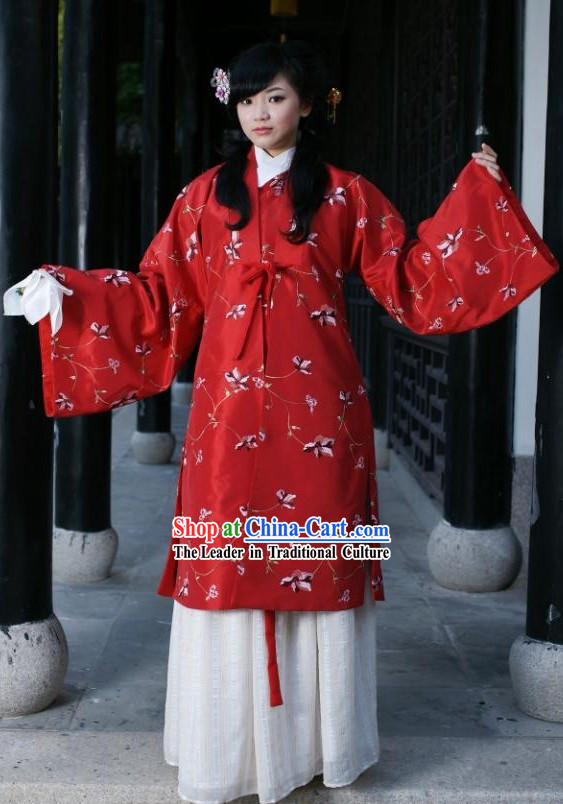 Ancient Ming Dynasty Wedding Dress for Women