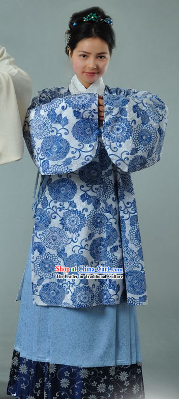 Ancient Chinese Style Female Clothing Complete Set for Women
