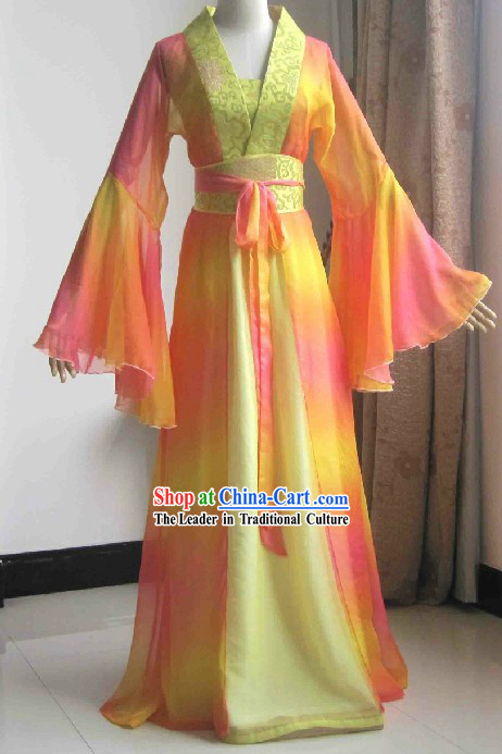 Chinese Classical Han Female Clothing Three Pieces Complete Set