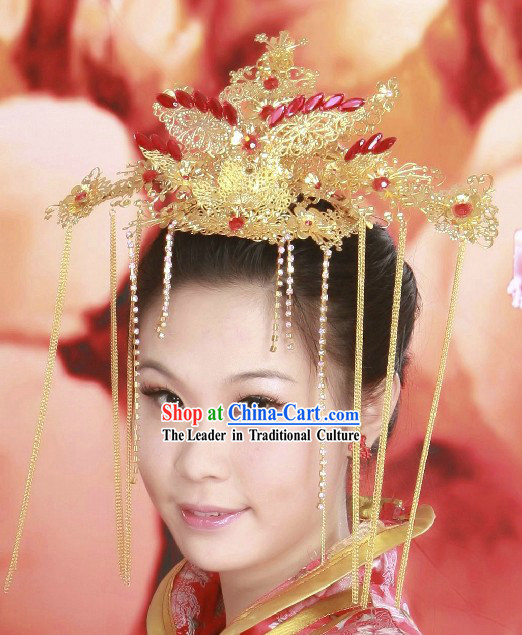 Chinese Classical Wedding Phoenix Hair Accessories for Bride