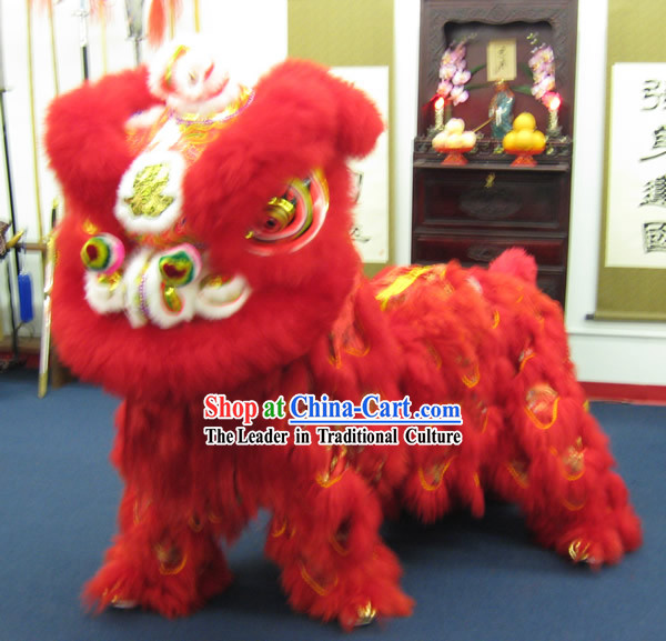 Dragon Phoenix Happy Wedding and Business Opening Celebrations Lion Dance Costumes Complete Set