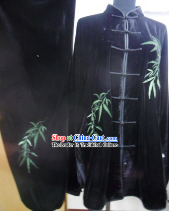 Black Bamboo International Kung Fu Tournaments Uniform for Men