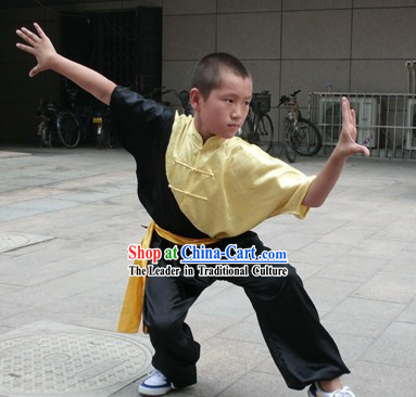 Comportable Silk Tai Chi Clothes for Children