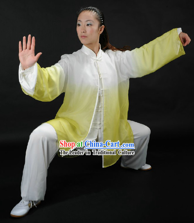 Color Transition Tai Chi Competition Uniform for Men or Women