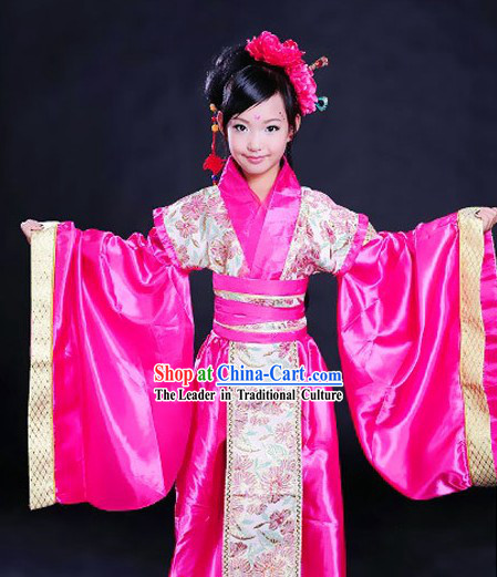 Ancient Chinese Tang Dynasty Princess Costumes for Kids