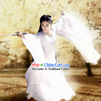 Chinese Classical Xiao Long Nv Costumes Complete Set in Return of the Condor Heroes
