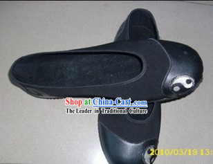 Traditional Chinese Black Taoist Tai Chi Cloud Shoes