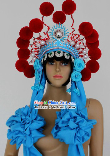 Ancient Chinese Peking Opera Helmet for Women